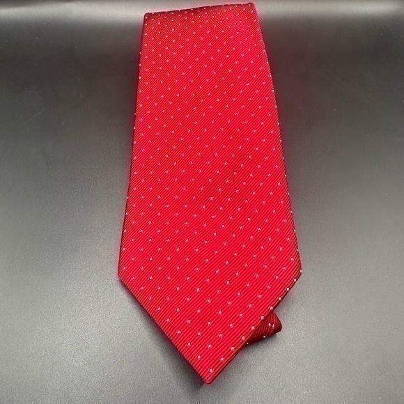 Turnbull & Asser Other - Turnbull and Asser Red Micro Dot Silk Tie